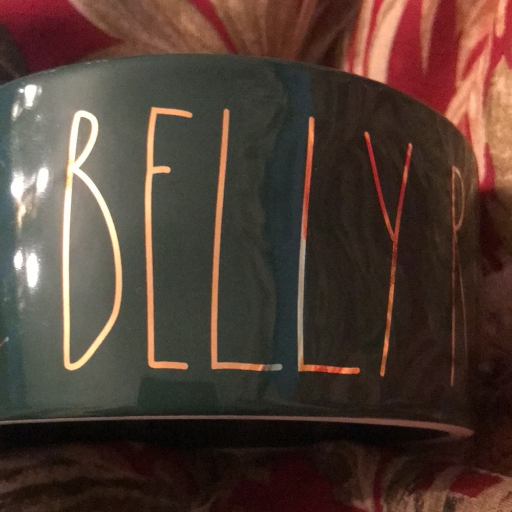 Rae Dunn Dog Bowl- new- & Belly Rub - Picture 3 of 8